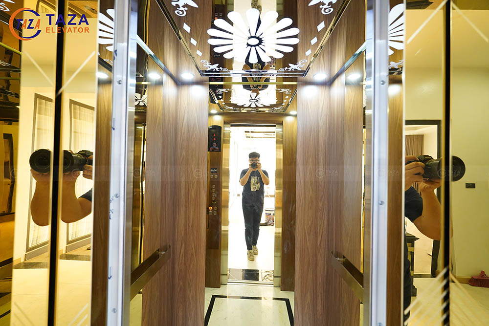 Thang máy Taza tại Nhà Hàng Hải Thảo – Dấu ấn tinh tế giữa lòng Bát Tràng