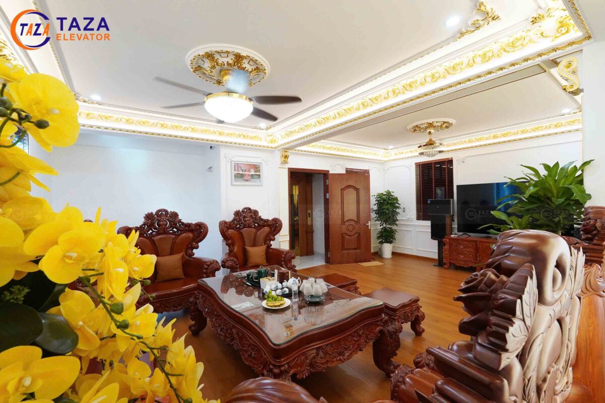 Mẫu thang máy cửa kính cường lực - Sang trọng & khác biệt