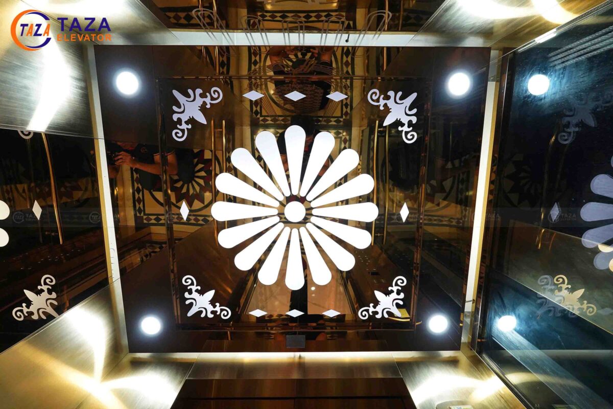 Mẫu thang máy cửa kính cường lực - Sang trọng & khác biệt