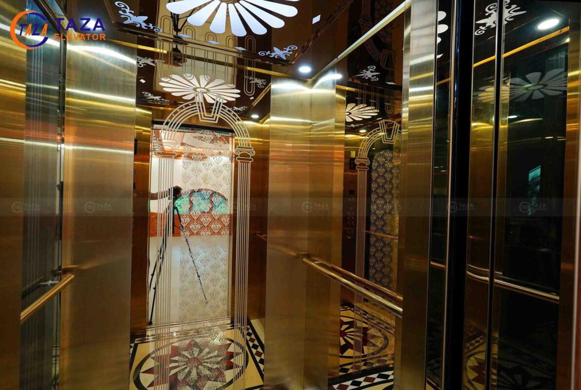 Mẫu thang máy cửa kính cường lực - Sang trọng & khác biệt