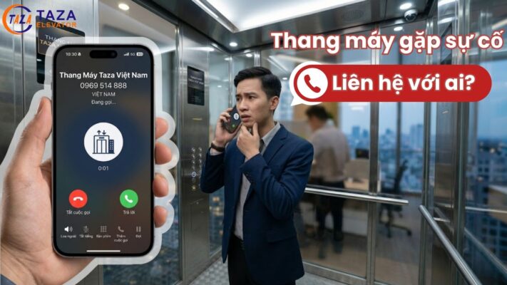Thang máy gặp sự cố, liên hệ với ai?