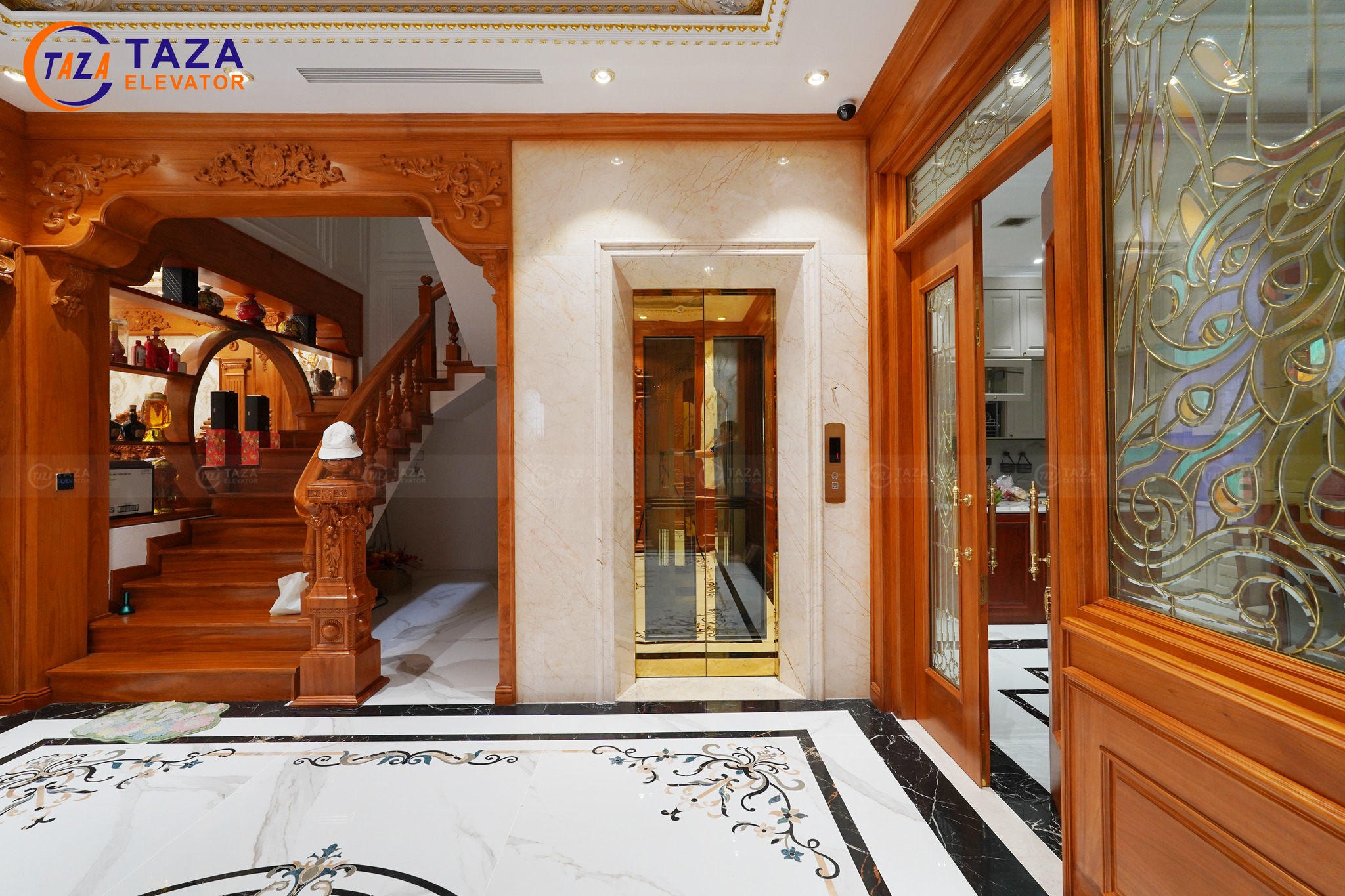 Thang máy kính và chính sách thanh toán tại Taza Elevator