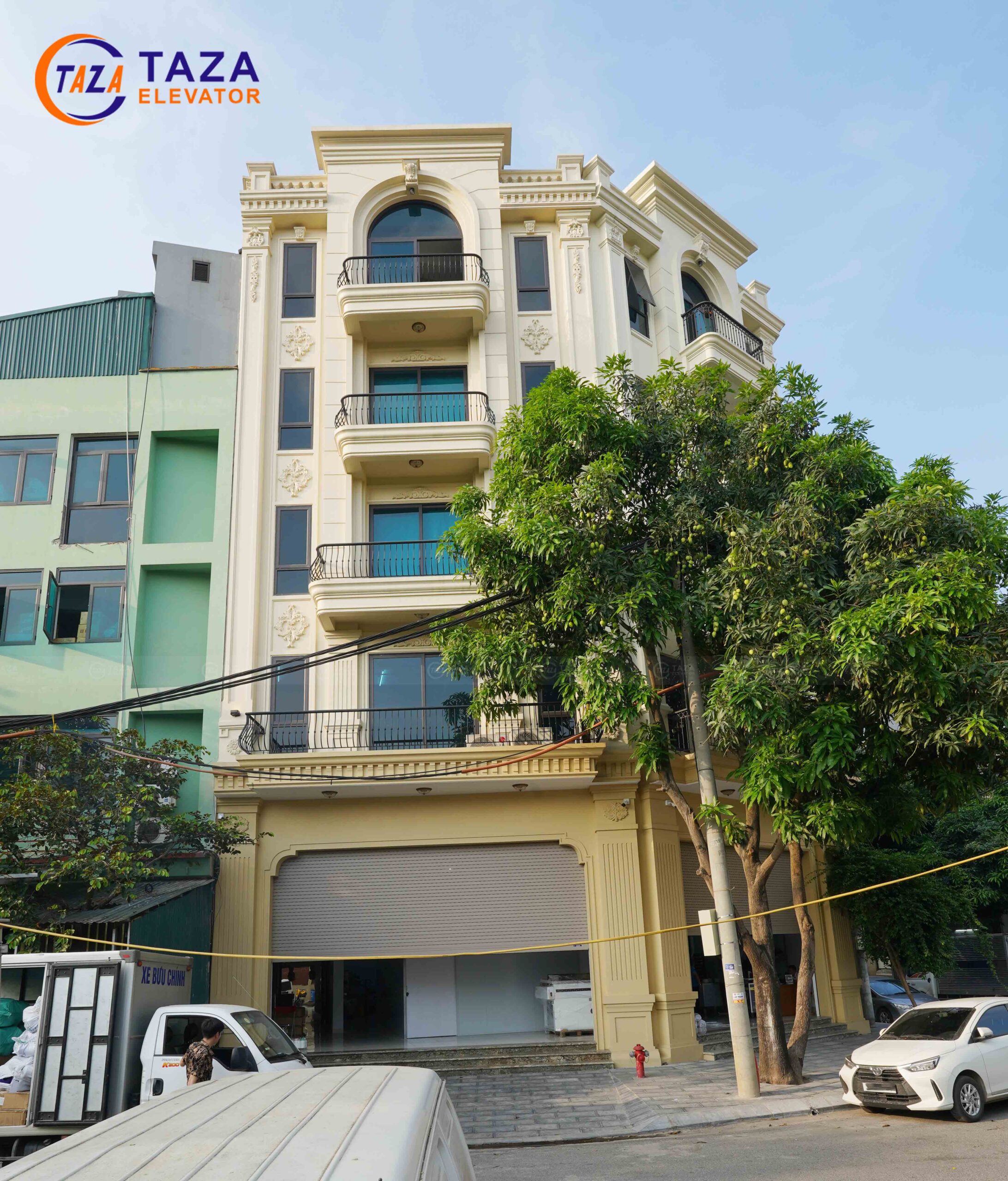 Thang máy tải khách cho nhà phố tại Làng nghề Triều Khúc