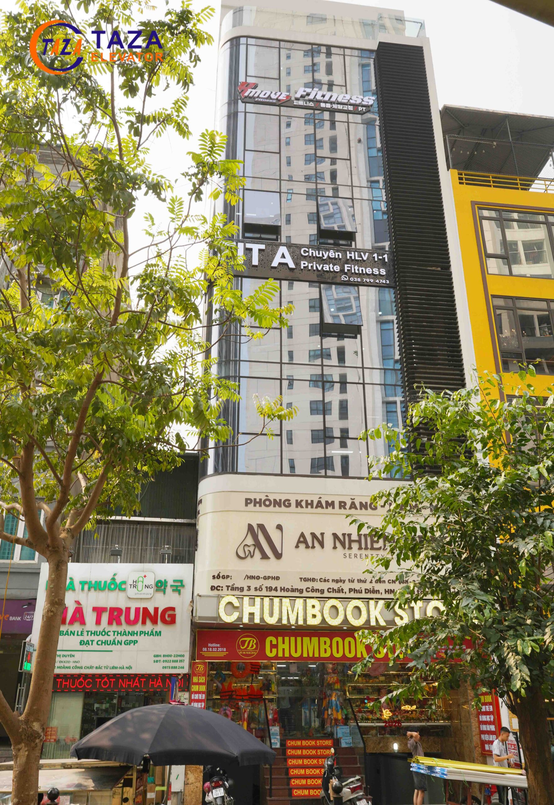 Thang máy văn phòng tại Hoàng Công Chất, Phú Diễn