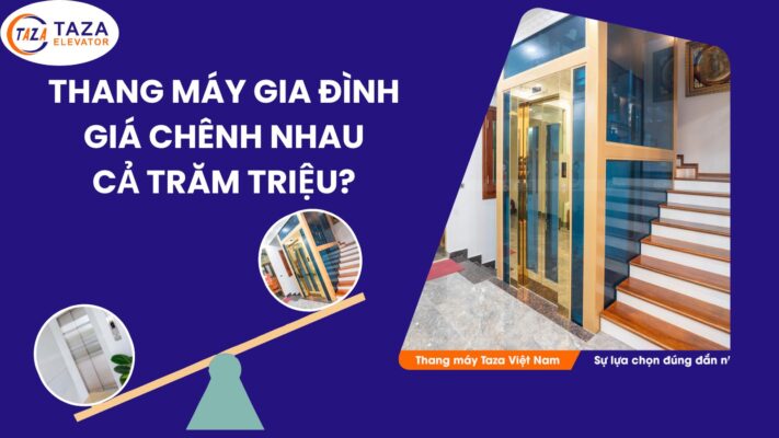 Cùng là thang máy gia đình nhưng giá có thể chênh nhau cả trăm triệu?