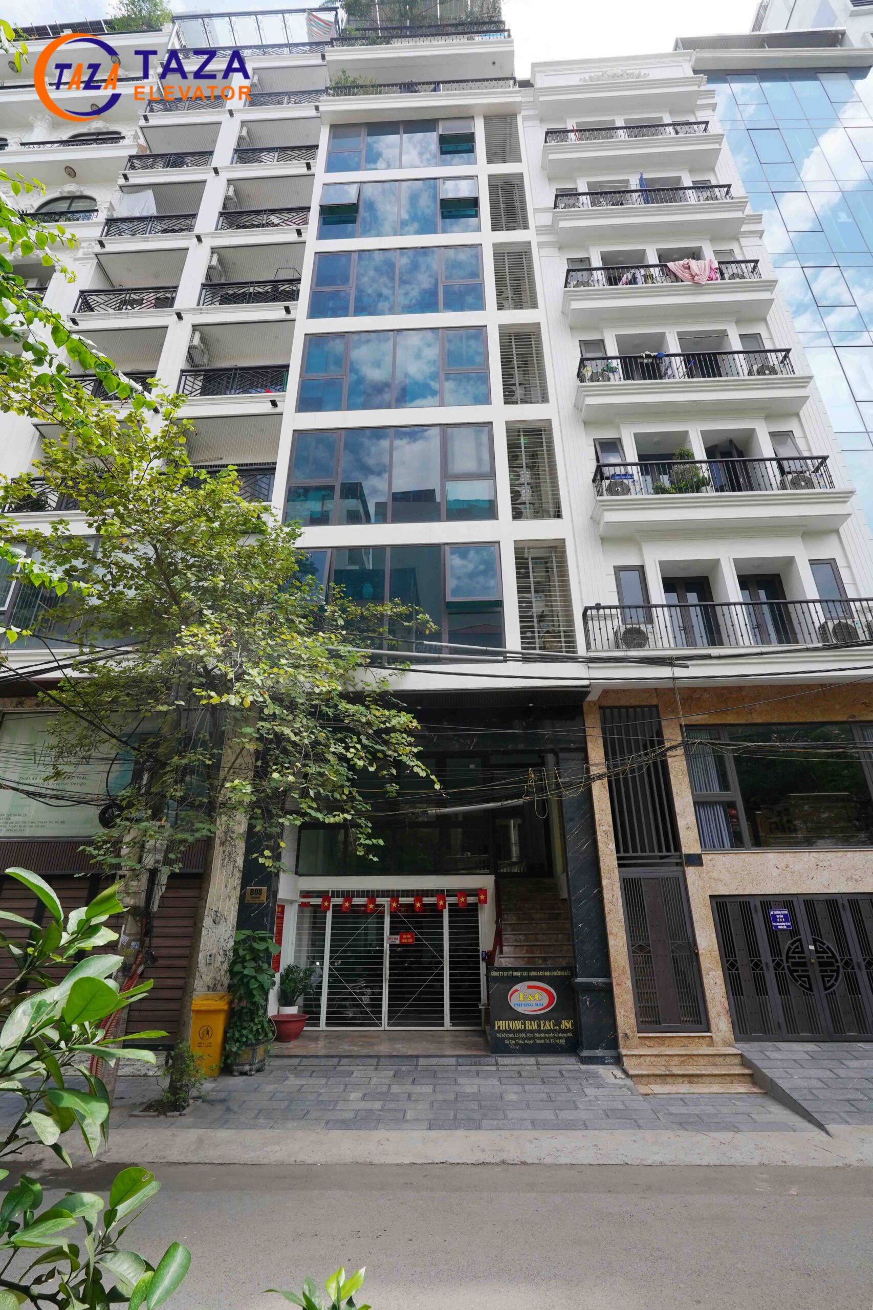 Thang máy cho công ty CP Kỹ thuật và xây dưng Phương Bắc