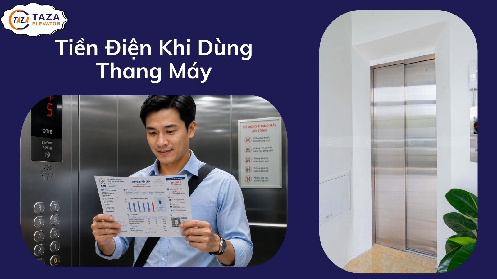 Chi phí tiền điện hàng tháng