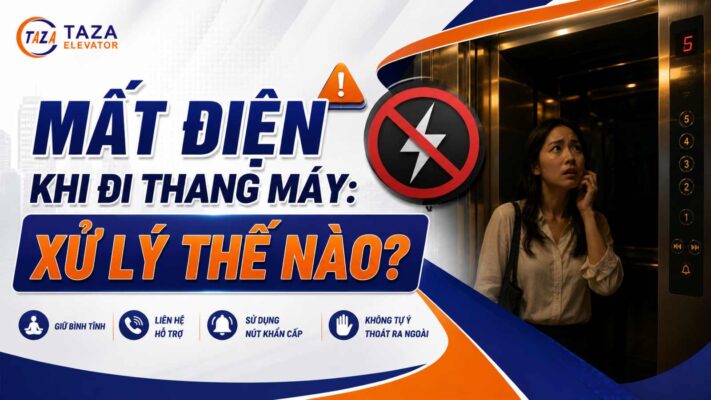 Mất điện khi đi thang máy: Xử lý thế nào?